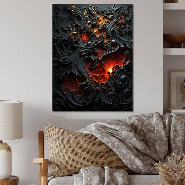 Bungalow Rose Hebrew Calligraphy On Metal Print Wayfair